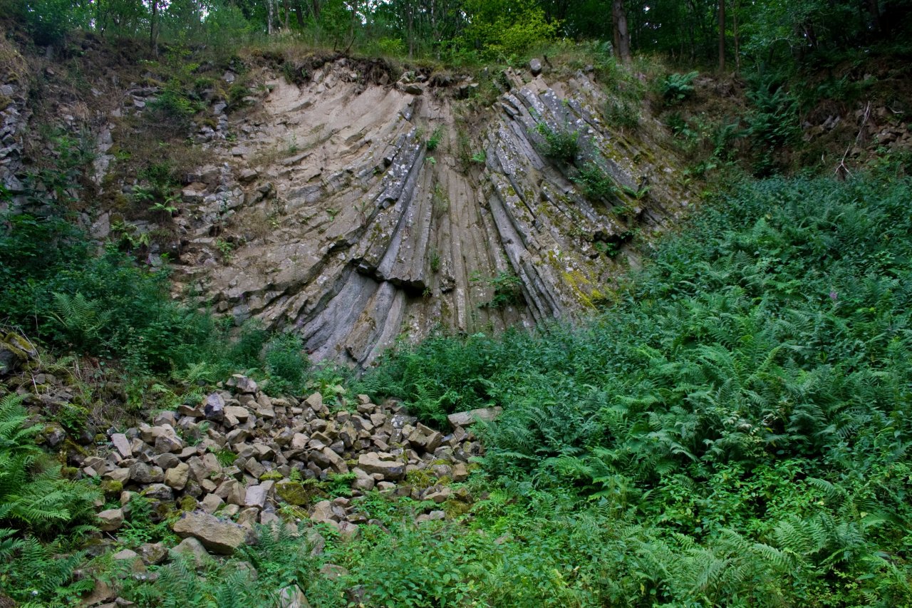Kranstein,
 Aufschluss in einem alten Steinbruch
